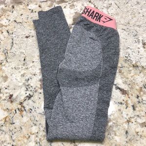 XS Pink and Grey Gymshark Leggings
